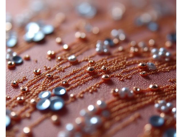 Gros plan sur une broderie complexe faite à la main sur un tissu haute couture