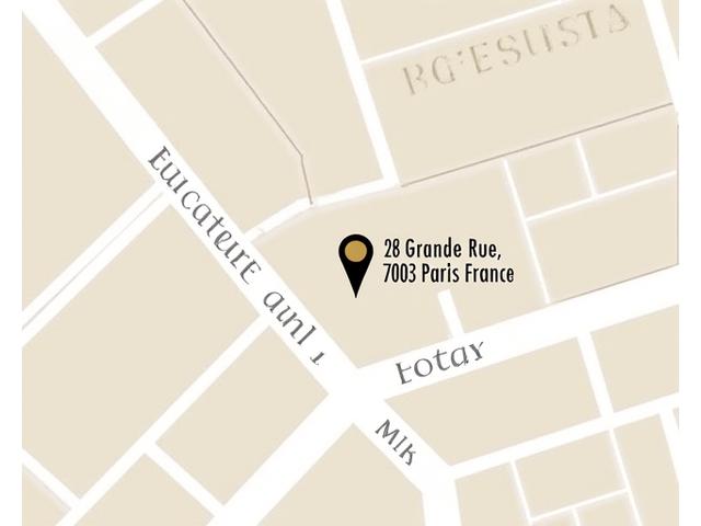Carte de localisation de Belle Couture Atelier à Paris